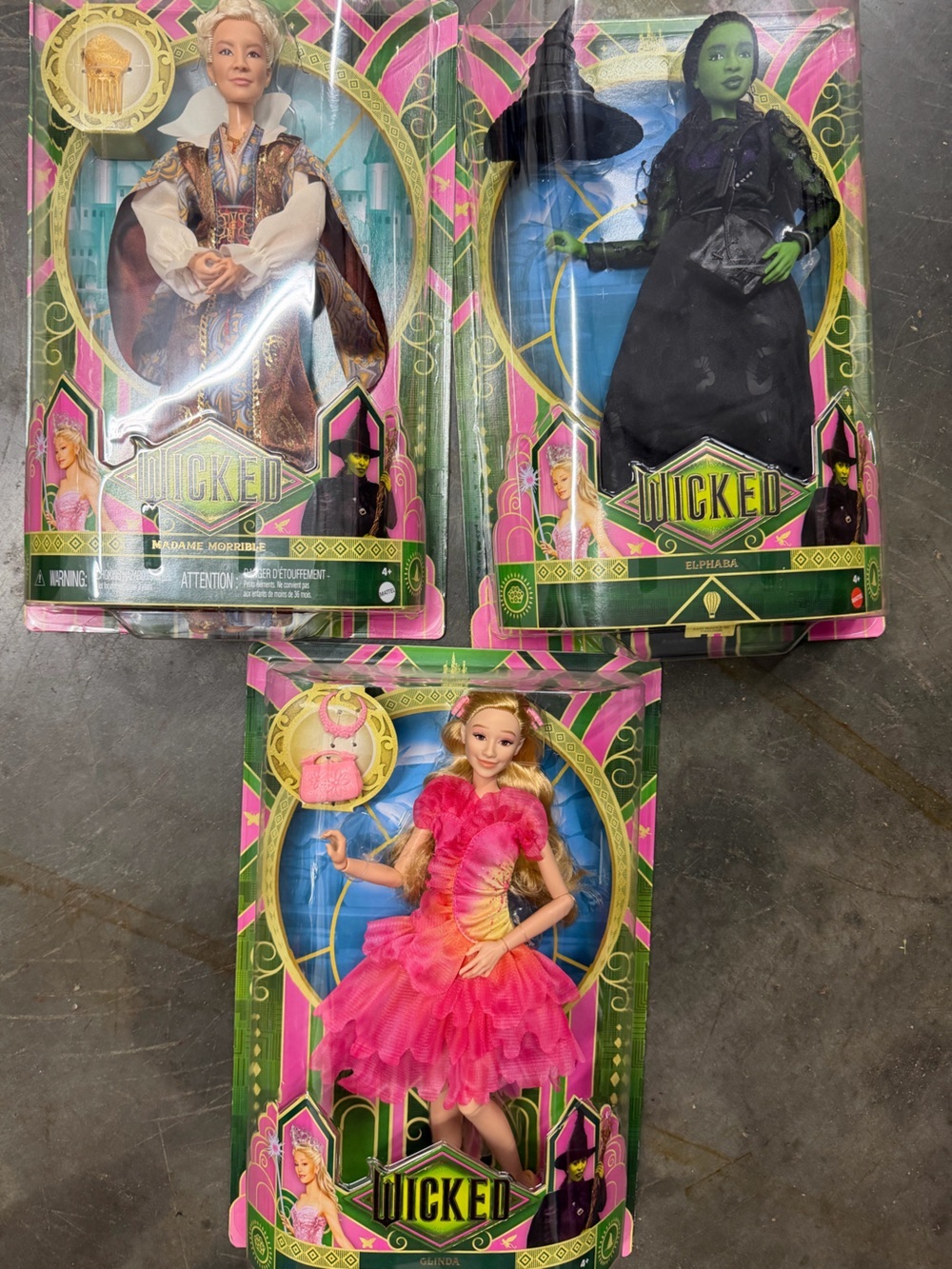 Wicked movie doll bundle all new in box